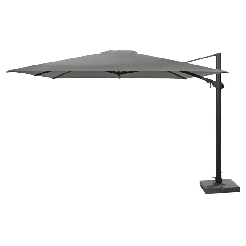 4 Seasons Outdoor Siesta premium zweefparasol 300x300 cm charcoal 4 Seasons Outdoor Koopje