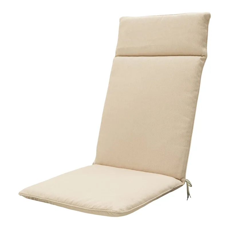 Madison Standenstoel hoge rug kussen 120x50 cm Beige eco Superprijs