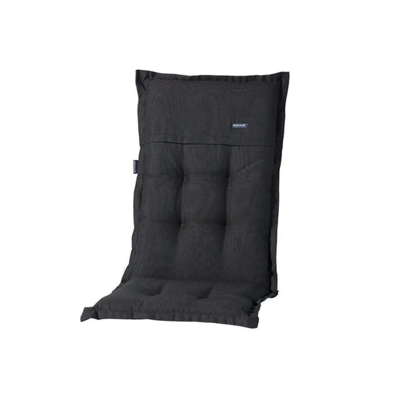 Weekendaanbieding Madison Standenstoel hoge rug kussen 123x50 cm Rib black