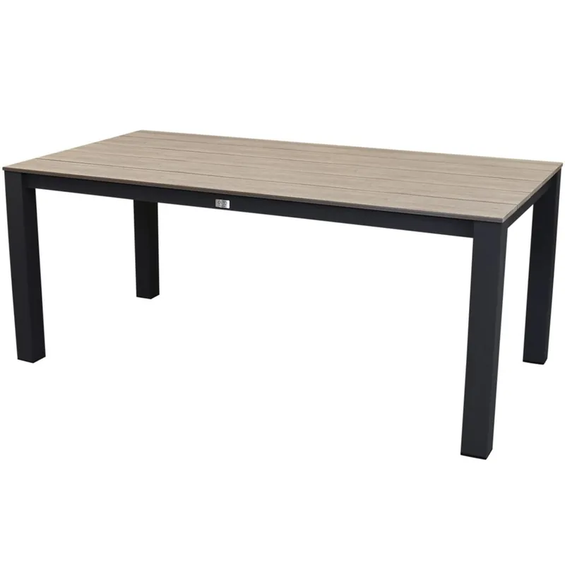 AVH-Collectie Sydney dining tuintafel 180x92xH75 cm polywood blad Rechtstreeks Van De Fabrikant