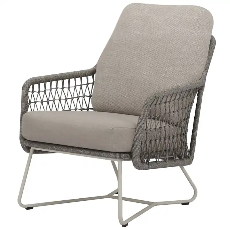 AVH-Collectie Trapani lounge tuinstoel natural sand rope Meest Verkocht