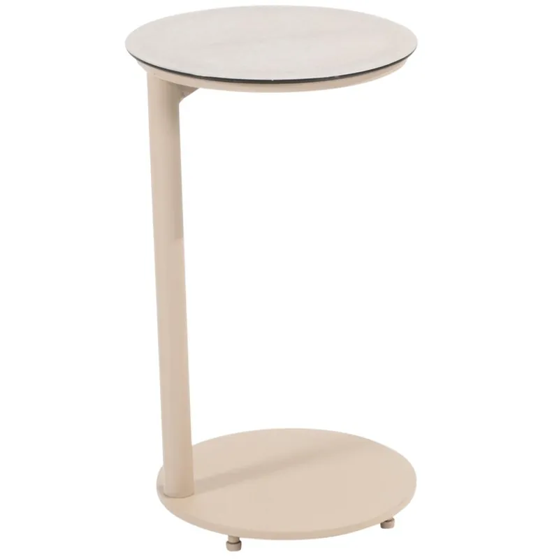Express Levering Taste 4SO Vic bijzettafel 30xH50 cm printed ceramic latte Taste 4SO