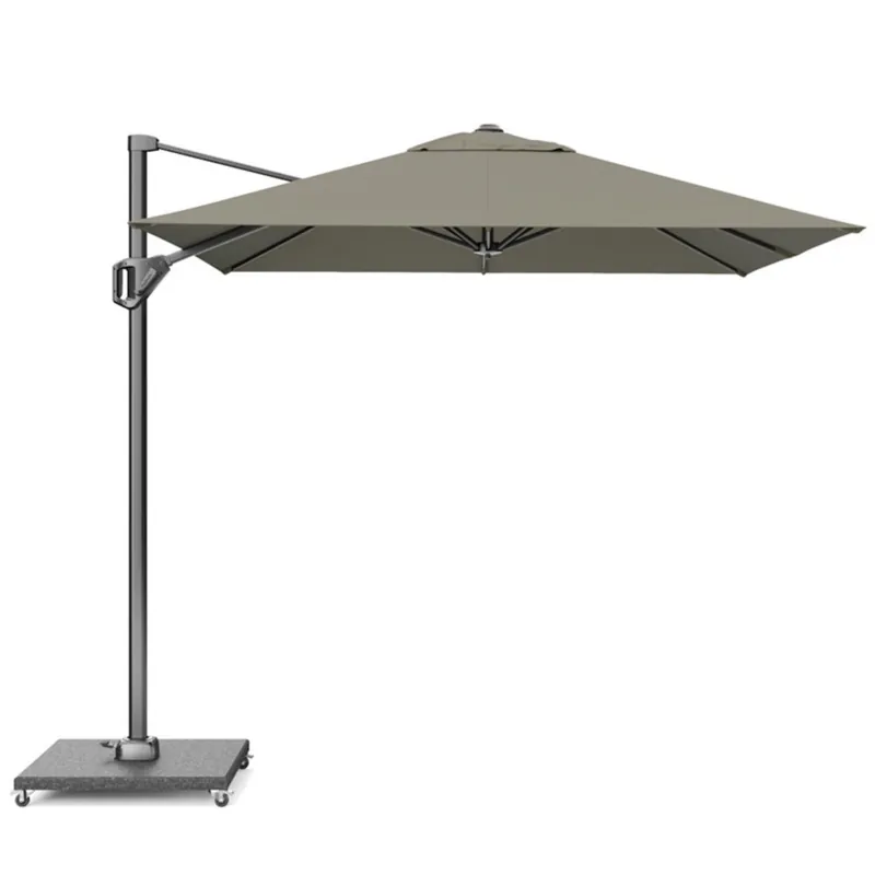 Tijdelijk Beschikbaar Platinum Voyager T1 zweefparasol 250x250 cm taupe
