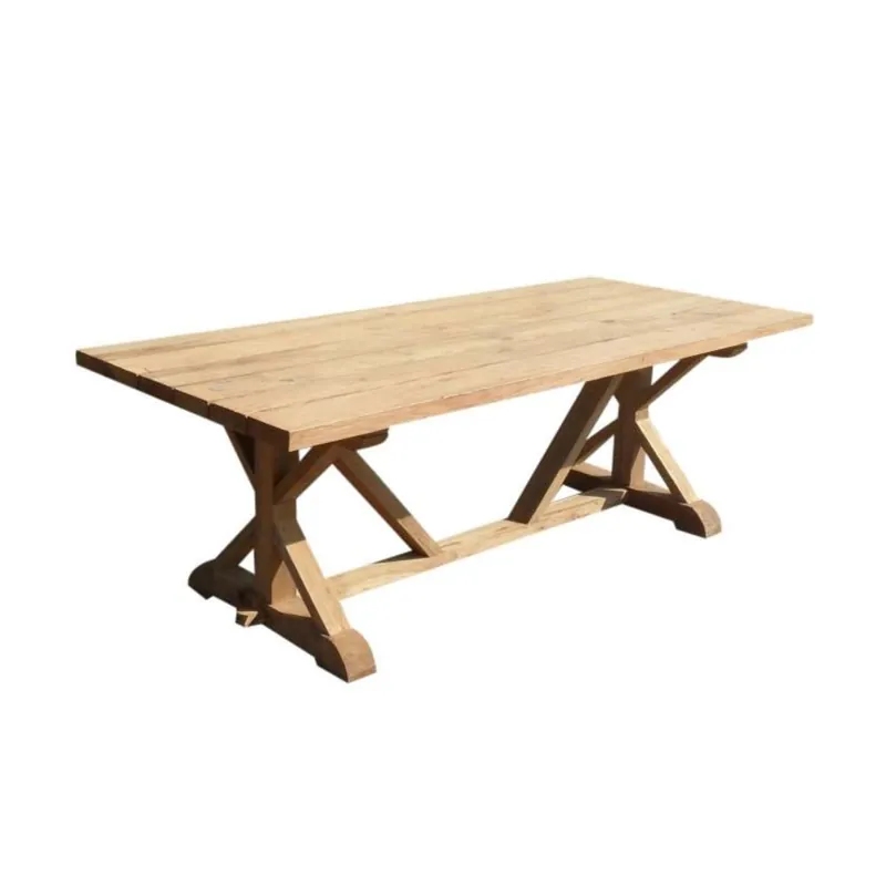 AVH-Collectie Xena dining tuintafel 260x100xH77 cm teak Exclusieve Aanbieding