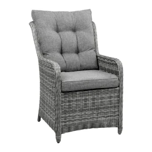 Dining tuinstoel Dublin Ash Grey Wicker Veilige Betaling