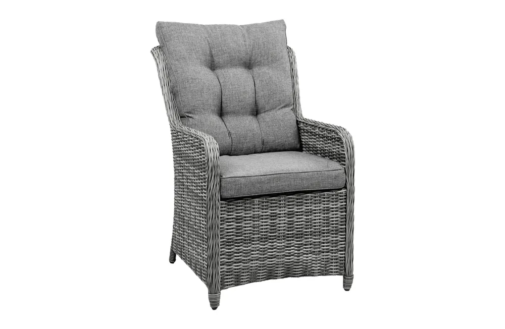 Dining tuinstoel Dublin Ash Grey Wicker Veilige Betaling