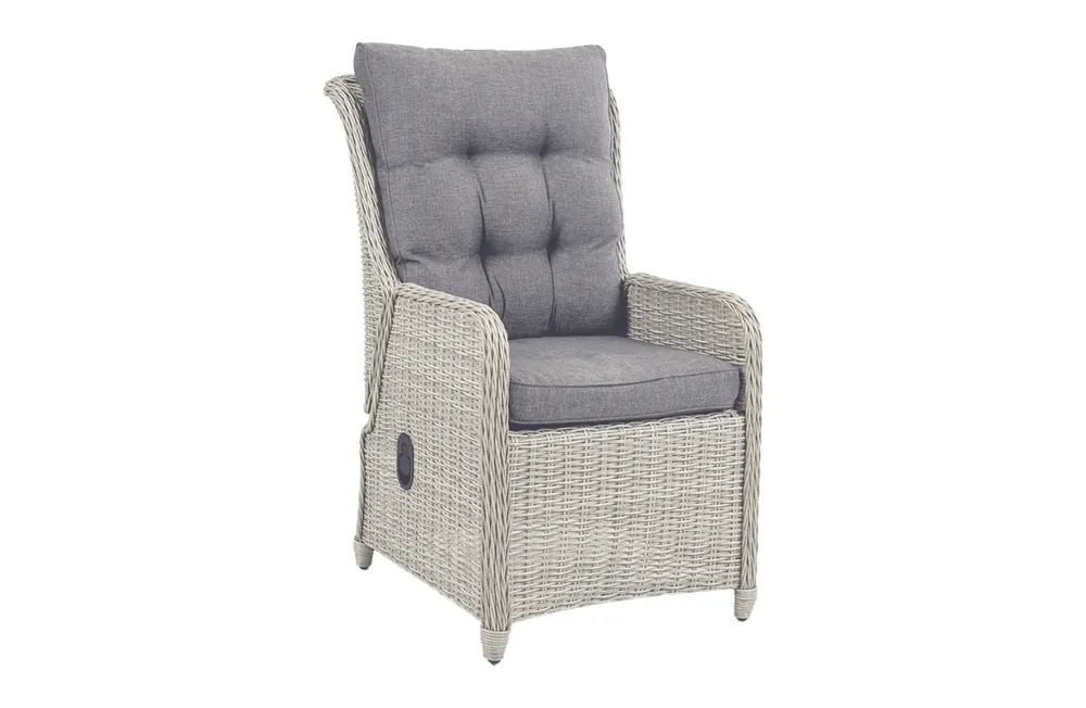 Koop Online Verstelbare Dining tuinstoel Dublin Mystic Grey Wicker