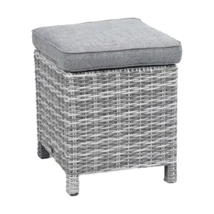 Hocker Dublin 40x40cm Ash Grey Wicker Beste Prijs