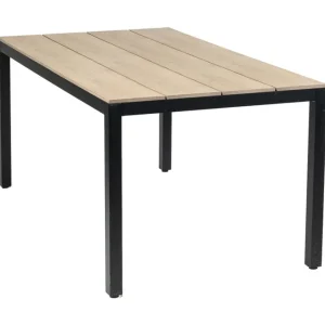 Tuintafel Cyprus 160x90cm Wood Aluminium Uitverkoop