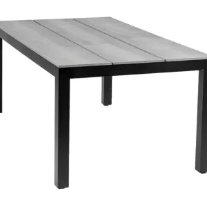 Tuintafel Cyprus 180x100cm Grey Polywood & Aluminium Koopje