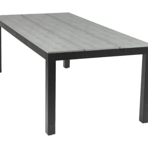 Tuintafel Cyprus 225x100cm Grey Polywood & Aluminium Speciale Aanbieding