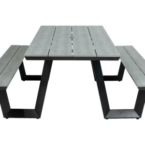 Bestseller Picknicktafel Coffee Bay Grey Aluminium & Polywood