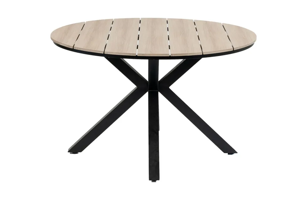 Ronde tuintafel ø120cm Cyprus Wood 4 Seizoenen Superprijs