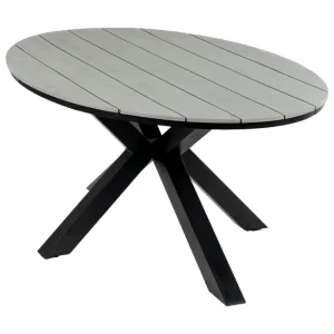 Lage Kosten Ovale Cyprus tuintafel 180cm Grey Polywood & Aluminium