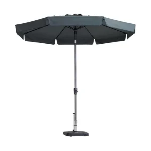 Flitsaanbieding Madison Parasol Flores Luxe Grey ∅300cm