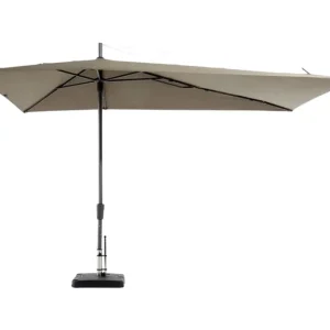 Hete Deal Madison Parasol Asymetric Sideway Taupe 220x360cm