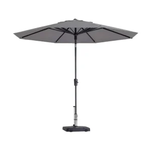Meest Verkocht Madison Parasol Paros Luxe Round Light Grey ∅300cm