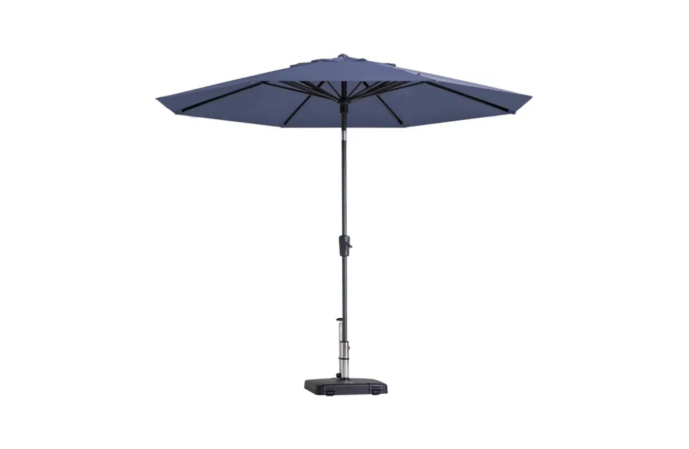 Koop Vandaag Madison Parasol Paros Luxe Round Safier Blue ∅300cm