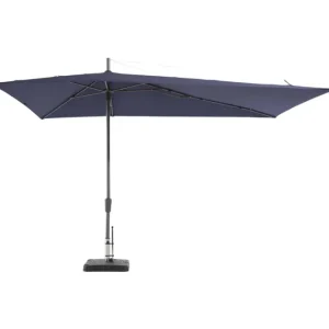 Korting Madison Parasol Asymetric Sideway Safier Blue 220x360cm