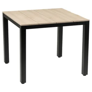 Laatste Kans Tuintafel Cyprus 90x90cm Wood Polywood & Aluminium