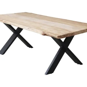 Express Levering Tafelblad Pohon 200x100cm Boomstam teakhout