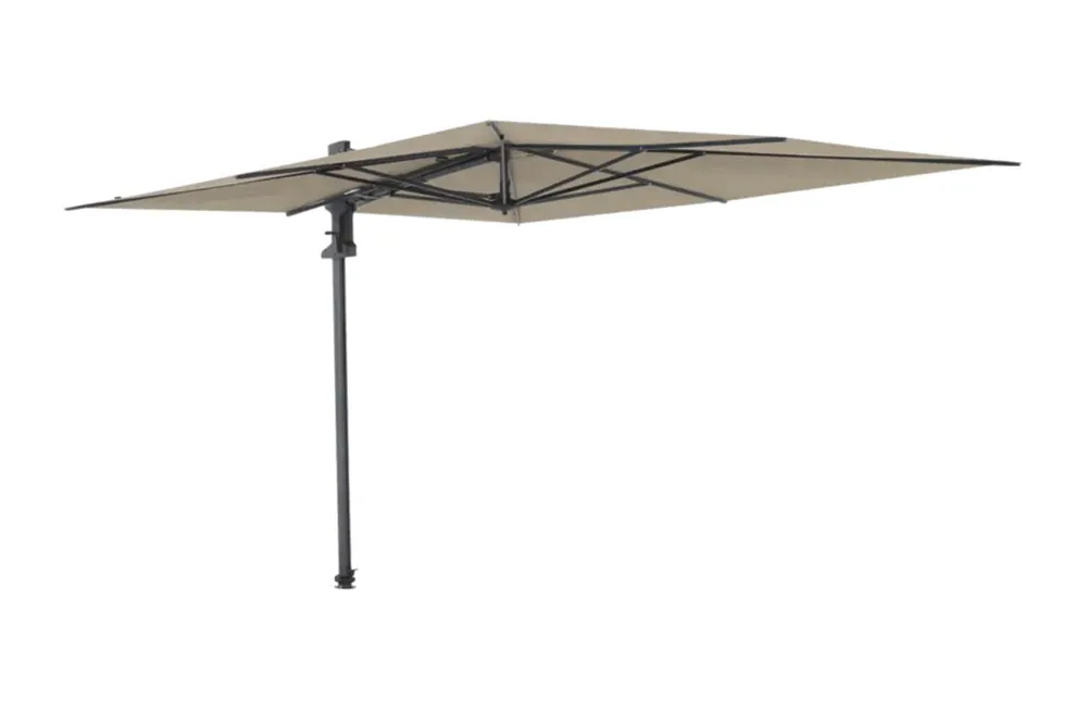 Veilige Betaling Rechthoekige zweefparasol Taupe Saint Tropez - Madison 300x355cm