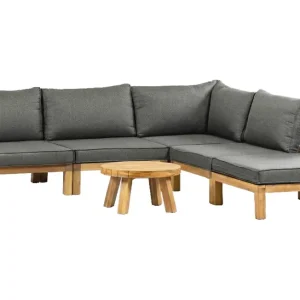 Must-Have Hoek loungeset Kent 6-delig Grey Acacia hout