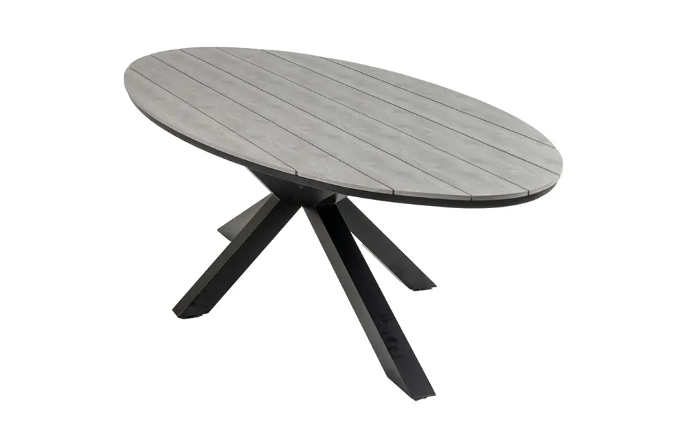 Ovale tuintafel Cyprus 280 cm (Grey) Seizoensaanbieding