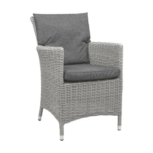 Verone wicker tuinstoel wit grijs Ruim aanbod wicker tuinstoelen Betaalbaar