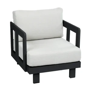 Weekendaanbieding Loungestoel Tulum Black & Beige