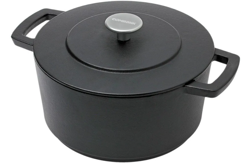Combekk gietijzeren braadpan, 24 cm, zwart Flitsaanbieding