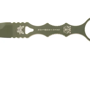 Benchmade Mini SOCP 177GN, Olive Drab Cerakote 440C, vaststaand mes, Greg Thompson design Nu Kopen