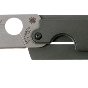 Spyderco Dogtag Grey C188ALP Gen4 zakmes, Serge Panchenko design Koop Vandaag