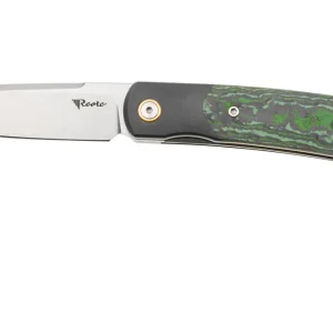 Laatste Versie Reate Tribute Satin M390, Titanium FatCarbon Jungle Wear, zakmes, Jack Chen design
