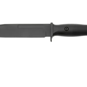 KA-BAR Slabby 1310, Black 1095 Cro-Van Clip Point, Black GFN vaststaand mes Weekendaanbieding