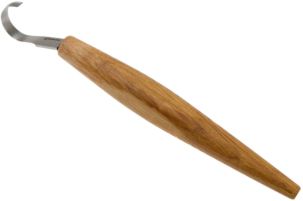 Op = Op BeaverCraft Spoon Carving Knife Deep Cut Bevels SK5S, Double Edge, lepelmes met schede