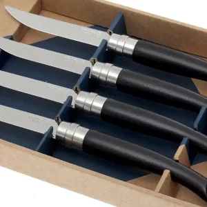 Dagaanbieding Opinel 4-delige steakmessenset, ebbenhout