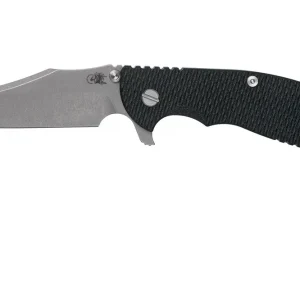 Rick Hinderer XM-24 4” Bowie, CPM 20CV, Battle Blue, Black G10 zakmes Lage Kosten