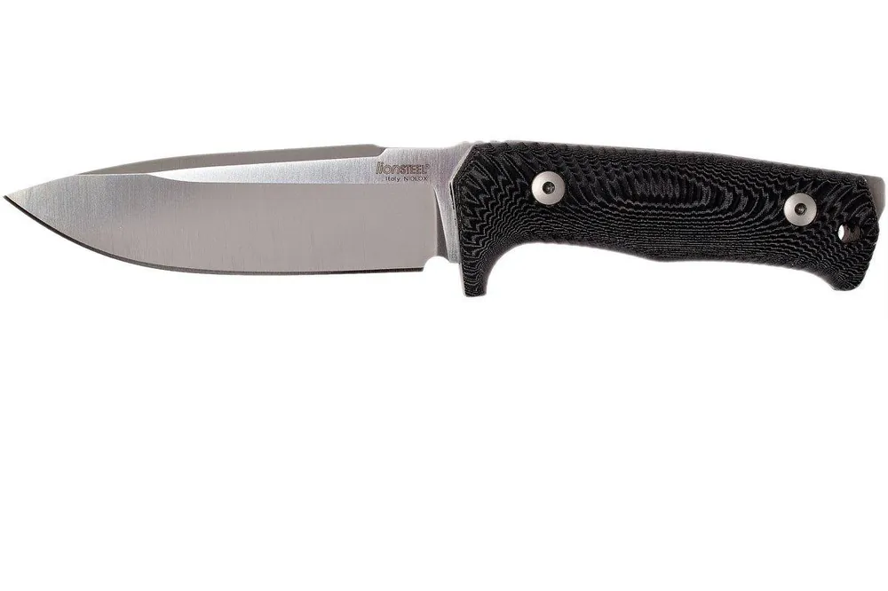 Op = Op LionSteel T5 Satin vaststaand mes