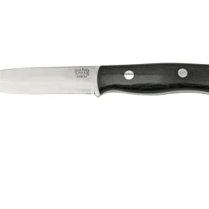 Lage Prijs Bark River Aurora Scandi CPM 3V Black Canvas Micarta, vaststaand mes
