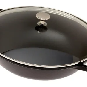 Staub kleine wokpan 30 cm, 4,4L, zwart Favoriet