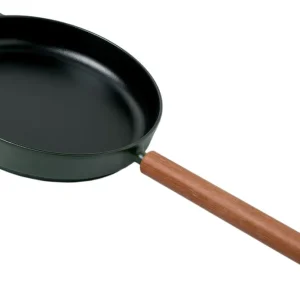 Betaalbaar Combekk gietijzeren koekenpan, 28 cm, groen