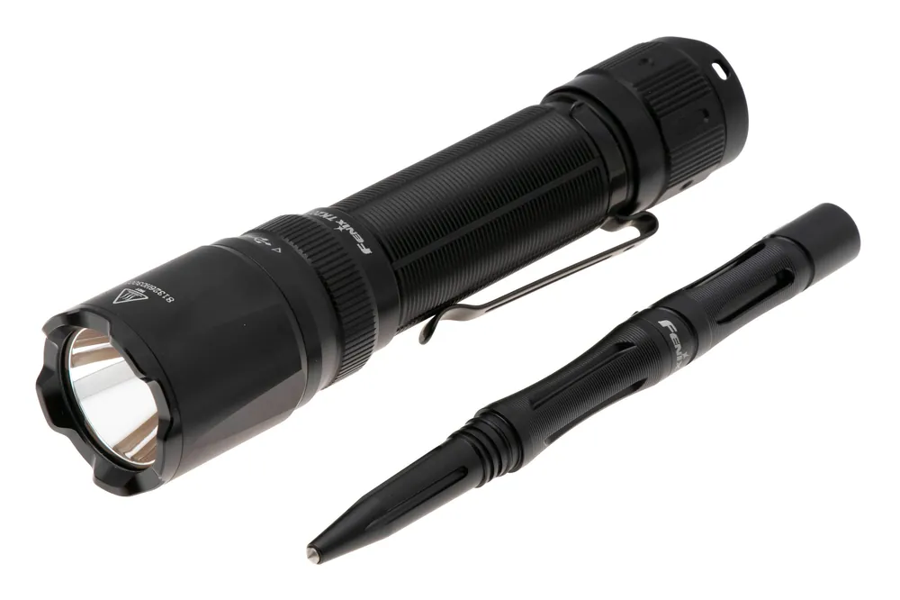 Fenix TK20R V2.0, 3000 lumen oplaadbare zaklamp met T5 tactische pen, set Bestel Nu