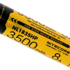 Nitecore 18650-accu 3500mah, NL1835HP Gratis Retour