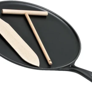 Gecertificeerd Le Creuset pannenkoekenpan/crêpe pan 27cm, zwart