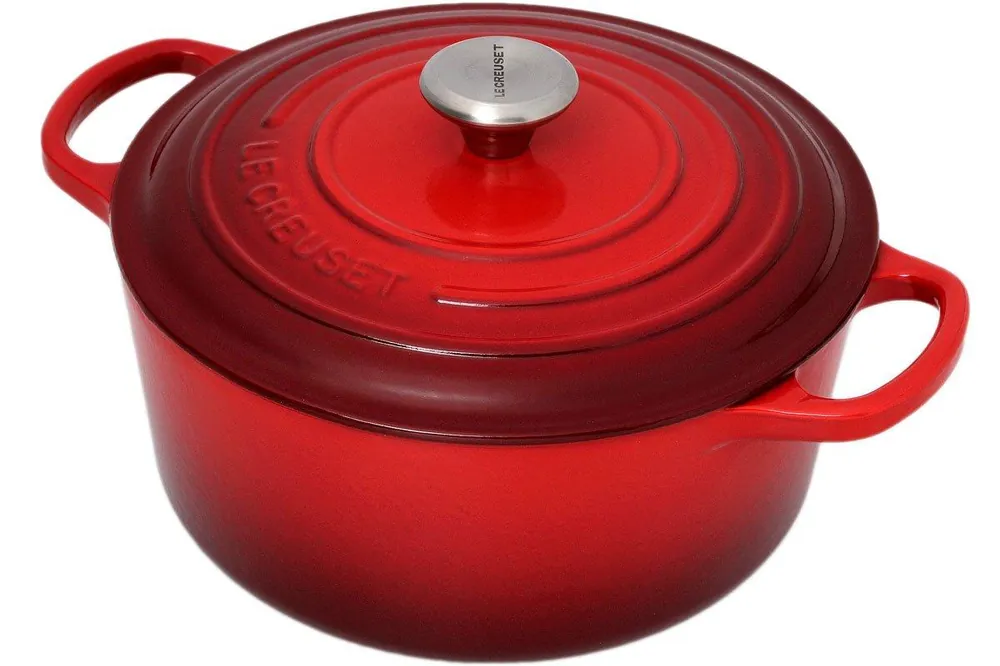 Le Creuset braadpan - cocotte 22cm, 3.3L rood Bestseller