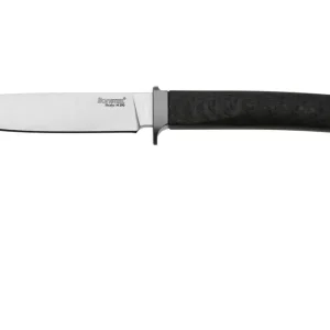 LionSteel Ago AG1-CF Carbon Fiber, Titanium Guard, vaststaand mes Finale Uitverkoop
