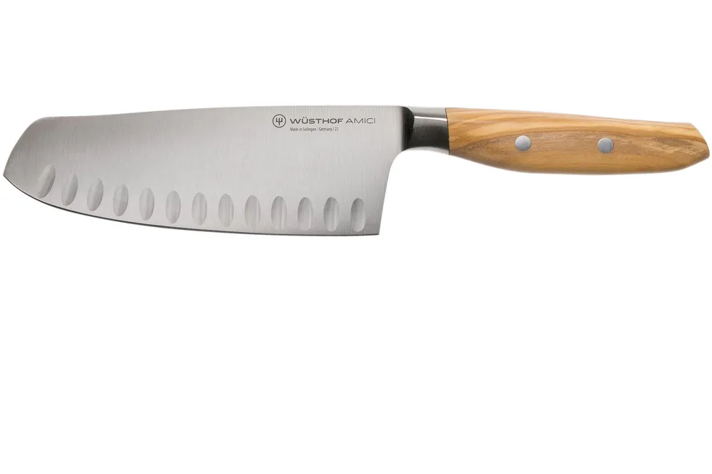 Wüsthof Amici 1011331317 santoku met kuiltjes 17 cm Finale Uitverkoop
