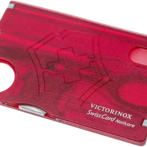 Must-Have Victorinox SwissCard Nailcare transparant rood 0.7240.T