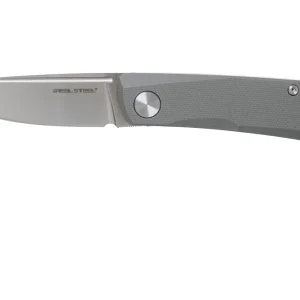 Bestel Nu Real Steel Luna Lite 7037 Grey G10 zakmes, Poltergeist design